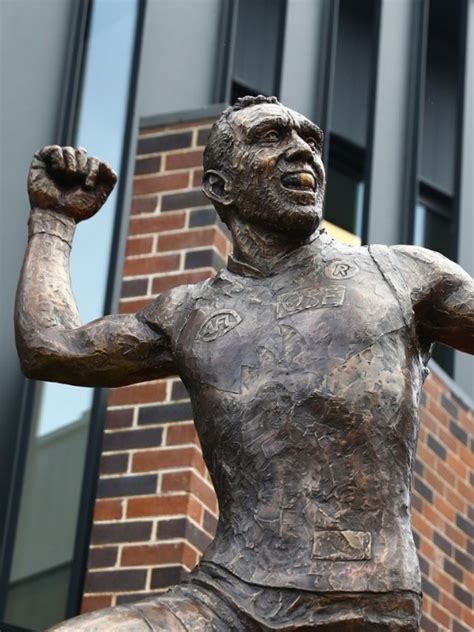 AFL 2023: Legend Adam Goodes’ ‘war dance’ immortalised in bronze statue ...