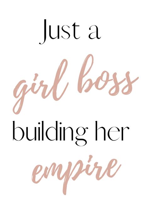 Girl boss quote girl boss girl boss print motivational | Etsy