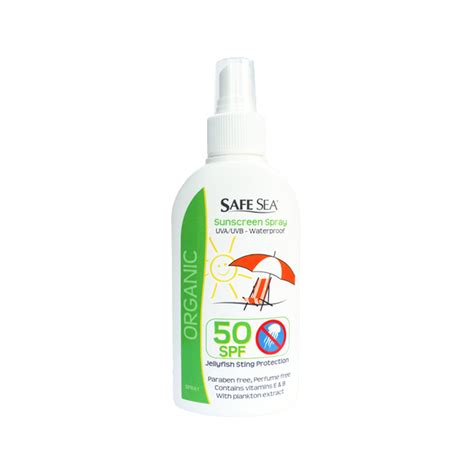 Safe Sea Organic Sunscreen Spray SPF50 - Safe Sea