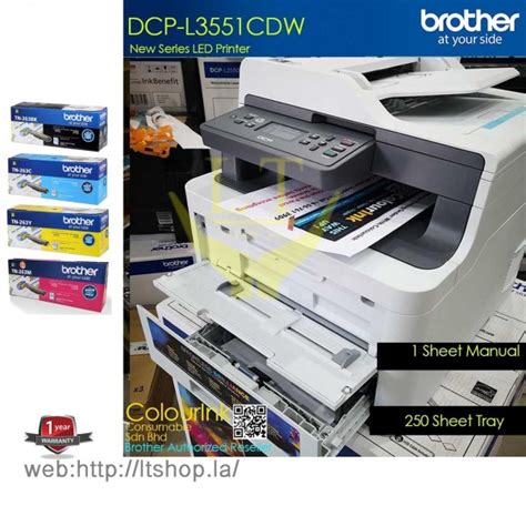 BROTHER Laser Color DCP-L3551CDW(ptin-scan-copy-Fax