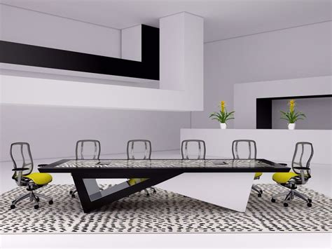 Barcelona Modern Conference Table | 90 Degree Office ConceptsModern ...