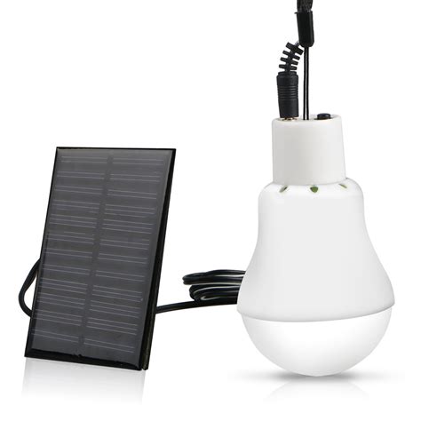 EEEkit Portable Solar Powered Led Bulb Lights Solar Energy Panel Led ...