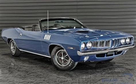 1-Of-5: 1971 Plymouth ‘Cuda 440-6 Convertible | Barn Finds