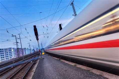 High speed train in germany stock photo containing train and railway ...