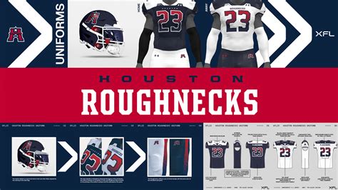 XFL uniforms 2023: Houston Roughnecks to suit up in Under Armour gear ...