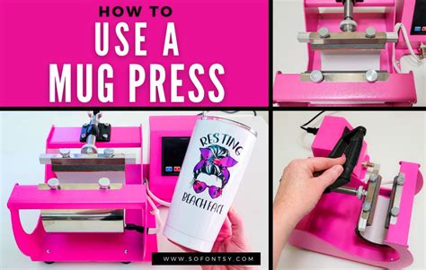 How to Use a Mug Press - So Fontsy