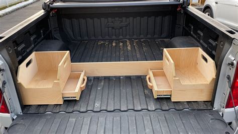 Truck Bed Storage System Plans/ Pickup Truck Cargo Holder - Etsy Nederland