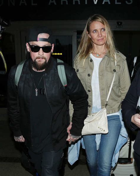 Cameron Diaz and Husband Benji Madden Arrive at LAX Airport – Celeb Donut