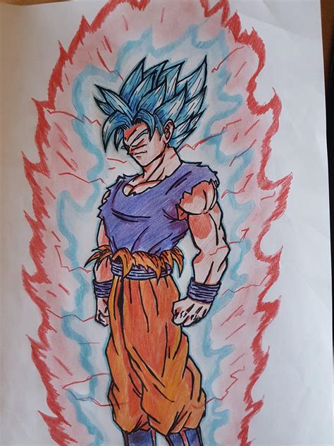 [Fanart] Goku drawing I made : r/dbz