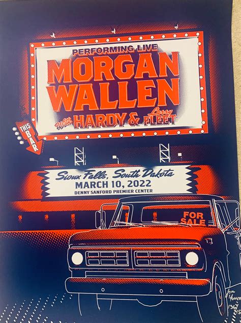 Morgan Wallen Concert Poster - Etsy