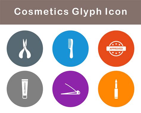 Cosmetics Vector Icon Set 20706159 Vector Art at Vecteezy