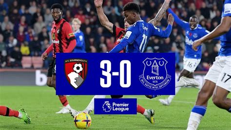 PREMIER LEAGUE HIGHLIGHTS: AFC BOURNEMOUTH 3-0 EVERTON - Win Big Sports