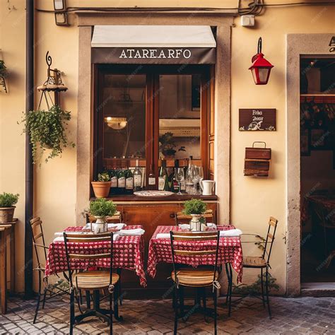 Premium AI Image | italian trattoria decor