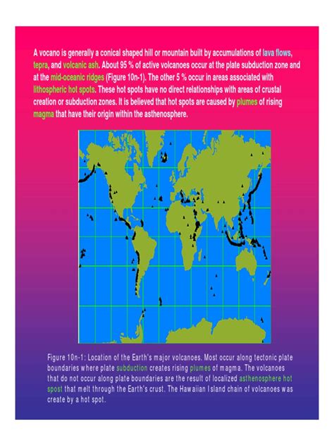 Volcanism & Magmatism | PDF | Volcano | Plate Tectonics