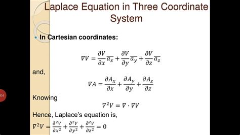 Laplace equation in all coordinates - YouTube