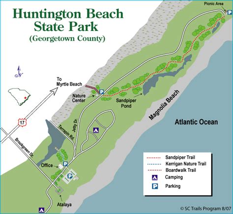 Huntington Beach State Park Map - Maping Resources