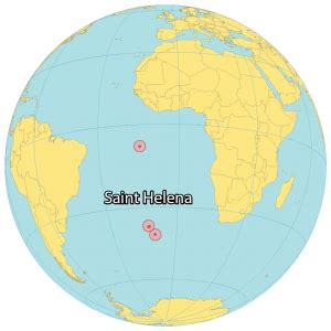 Map of Saint Helena - GIS Geography