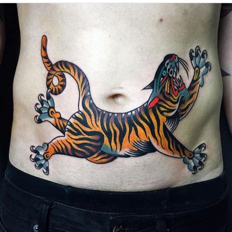 Aggregate 73+ traditional korean tiger tattoo best - in.coedo.com.vn