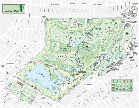 Prospect Park Map - Prospect Park Brooklyn New York • mappery