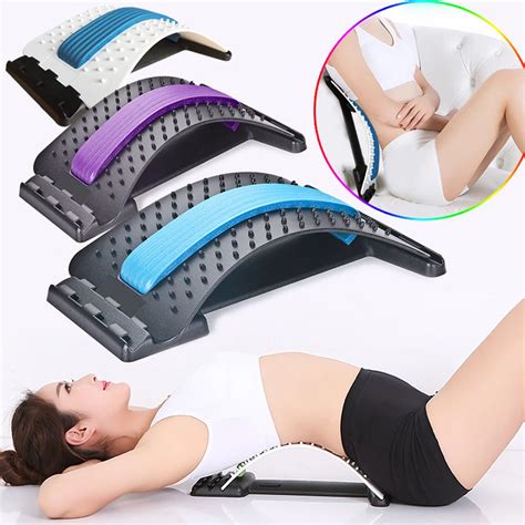 Stretch Equipment Back Massager Stretcher Fitness Lumbar Support ...