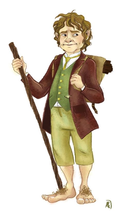 Bilbo Baggins | The hobbit cartoon, Hobbit art, Tolkien artwork