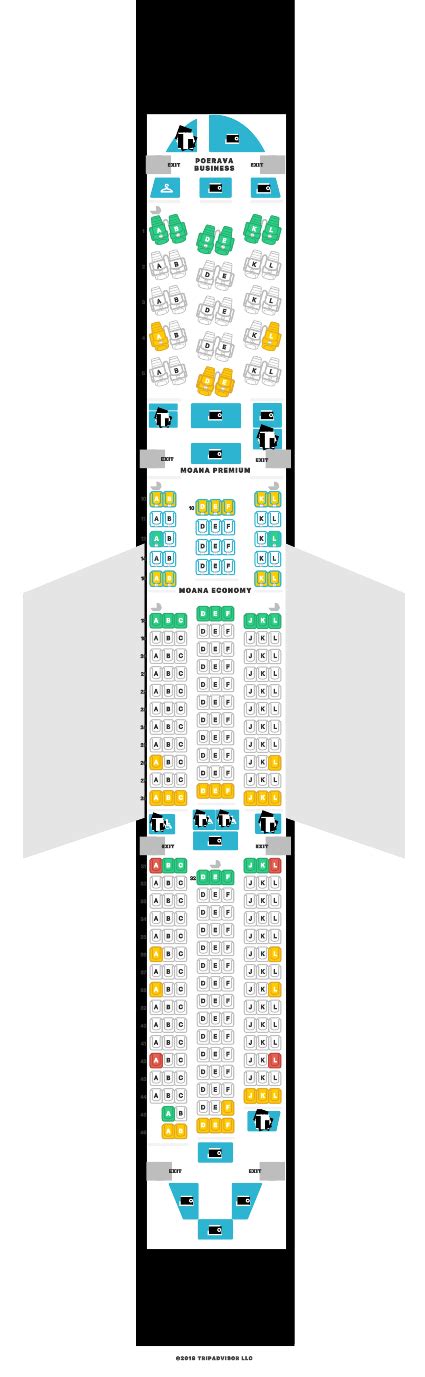 SeatGuru Seat Map Air Tahiti Nui