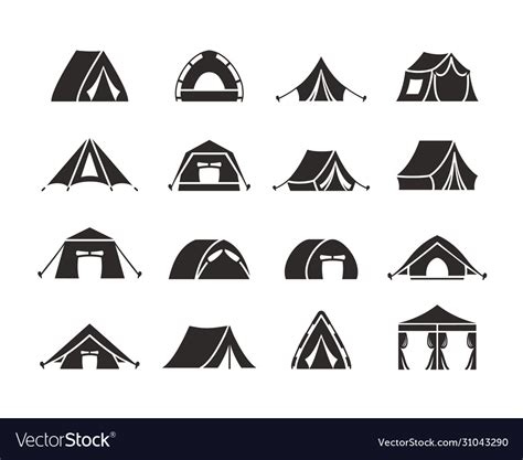 Camping Tent Silhouette, Camping Tent SVG, Tent Svg, Camping Svg ...