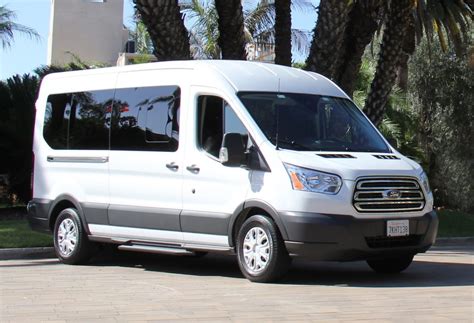 15 Passenger Ford Transit High Roof - Orang County Van Rentals