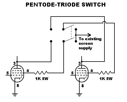 pentode/triode switch - Music Electronics Forum