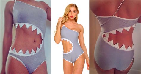 Sharkini Shark Bite Swimsuit - Best Mama Shark Costume