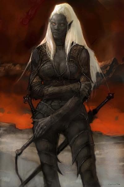 Pin em Forgotten Realms - Drow | Ilustrações, Personagens dnd ...