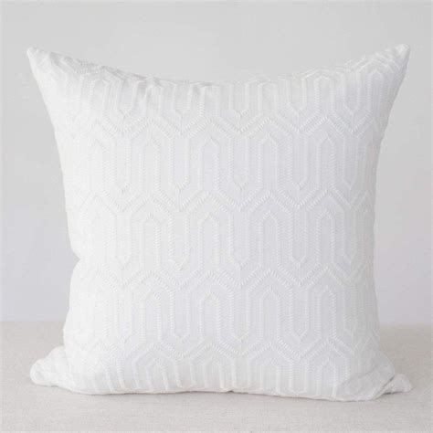 White Textured Pillow Cover in 2021 | White pillow cases, Pillow ...