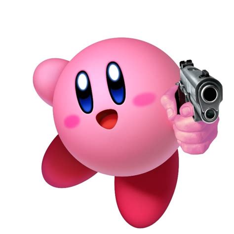 #kirby with a gun on Tumblr