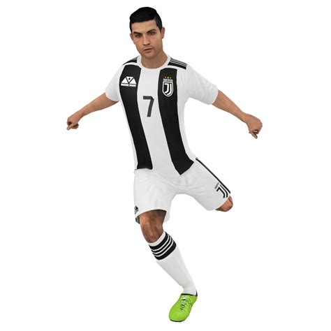 Cristiano Ronaldo 2019 Rigged 3D Model $139 - .max .fbx - Free3D