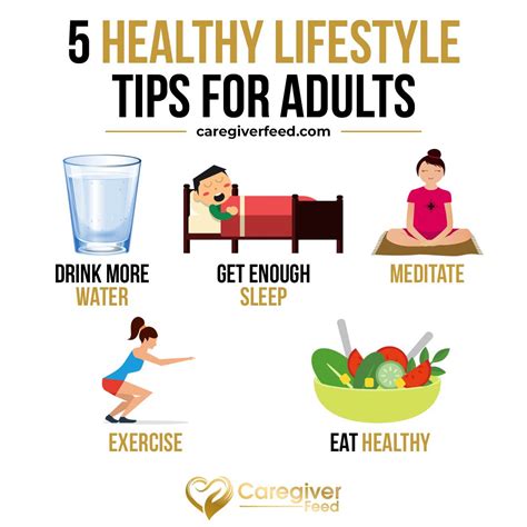 5 healthy lifestyle tips for adults 😄 | Healthy lifestyle, Healthy ...