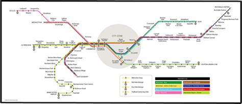 Manchester Metrolink tram map