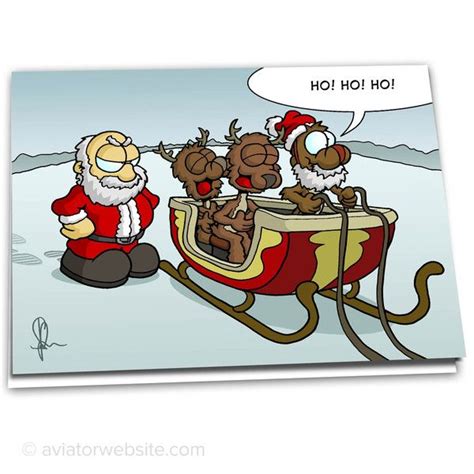 Aviation Christmas Cards for pilots and airplane geeks