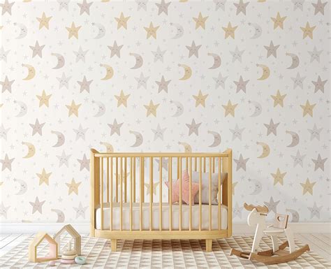 Nursery Removable wallpaper peel and stick wallpaper kids room ...