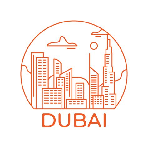 Dubai Cityscape 271180 Vector Art at Vecteezy