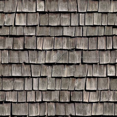 Wood shingle roof texture seamless 03862