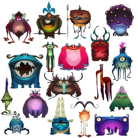 Amazing monsters | Character design, Monster characters, Monster artwork