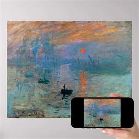 Impression Sunrise by Claude Monet Poster | Zazzle