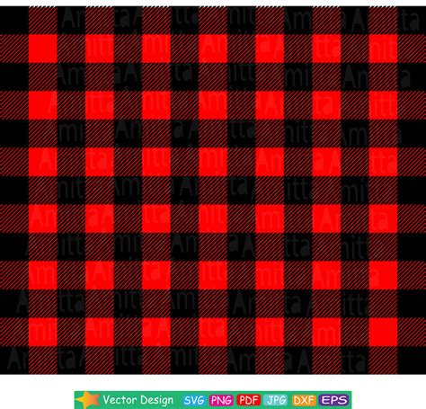 Buffalo plaid svg cricut Brush stroke png sublimation Buffalo pattern ...