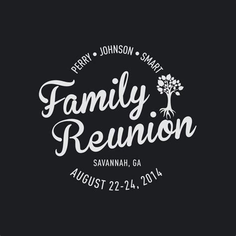 Family Reunion Logo | Family reunion shirts, Family reunion logo ...