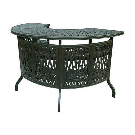 Shop Darlee Elisabeth Antique Bronze Aluminum Patio Bar at Lowes.com