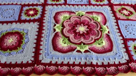 3 Magnificent Ideas of the Free Crochet Rose Afghan Pattern My Rose Of ...