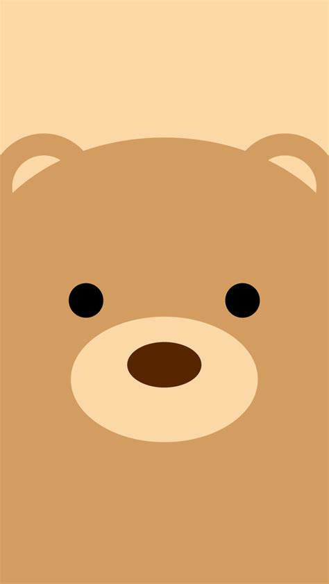 bear iphone wallpaper,teddy bear,cartoon,head,bear,snout (#545871 ...