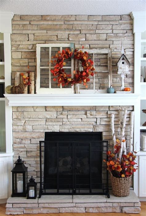 14 Cozy Fall Fireplace Decor Ideas to Steal Right Now | Fall fireplace ...