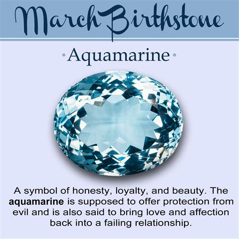 March Birthstone // History, Meaning, & Lore | March birth stone ...