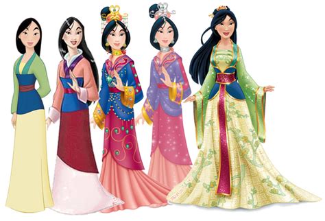 Mulan Dress Evolution - Disney Princess Photo (35224471) - Fanpop